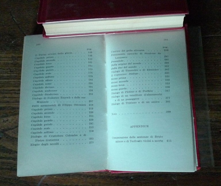 Giacomo Leopardi,OPERETTE MORALI E ALTRI SCRITTI,2 VOLL.,1966 Zanichelli