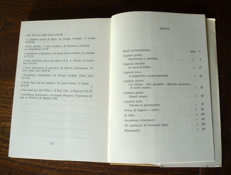 Giammusso,Giancarlo SEPE.UN PALCOSCENICO PER GIOCARE,1979 Rebellato[TEATRO