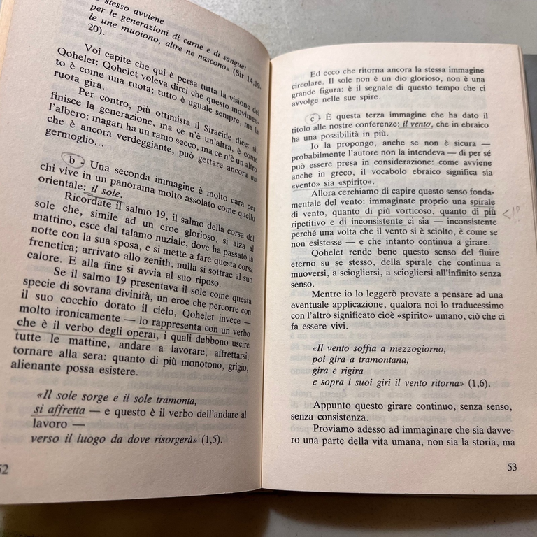 Gian Franco Ravasi,IL LIBRO DEL QOHELET,Edizioni dehoniane 1988