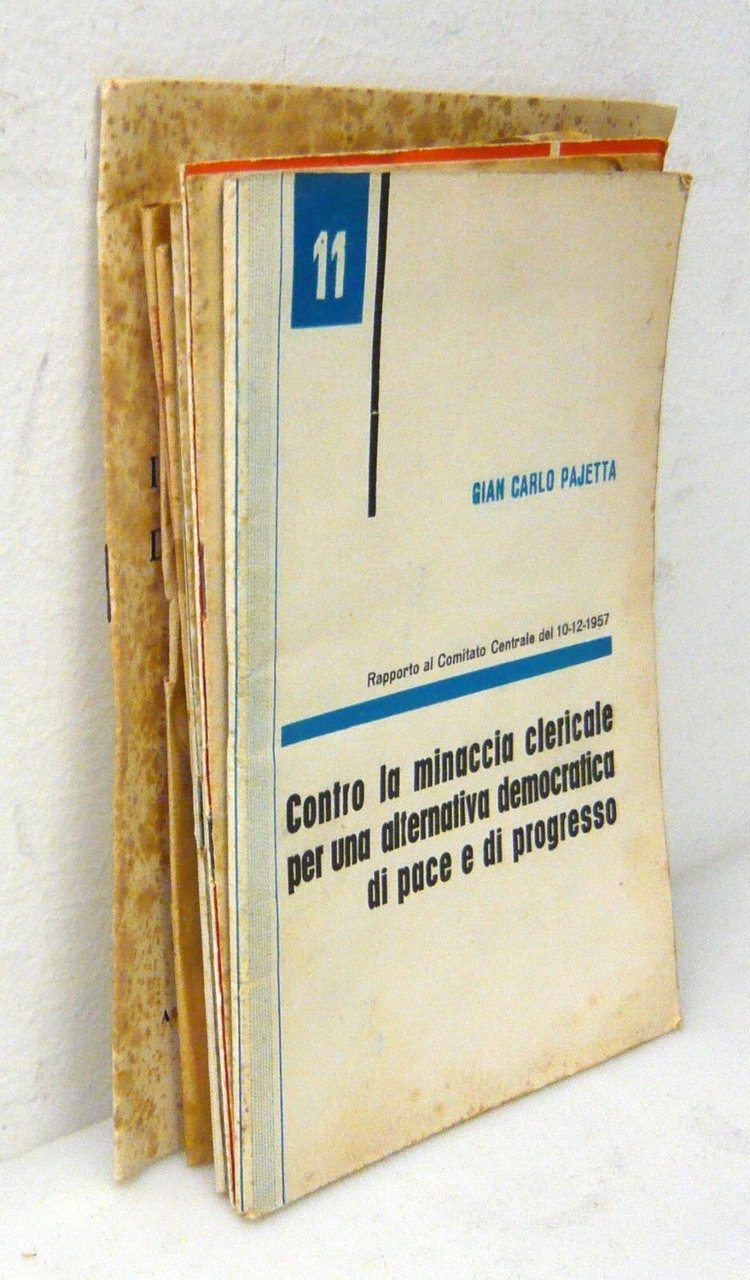 GIANCARLO/GIULIANO PAJETTA,LOTTO RAPPORTI E DISCORSI,1950[storia,PCI,comunismo
