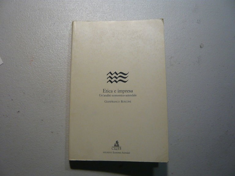 Gianfranco Rusconi, ETICA E IMPRESA, Clueb 1997[economia