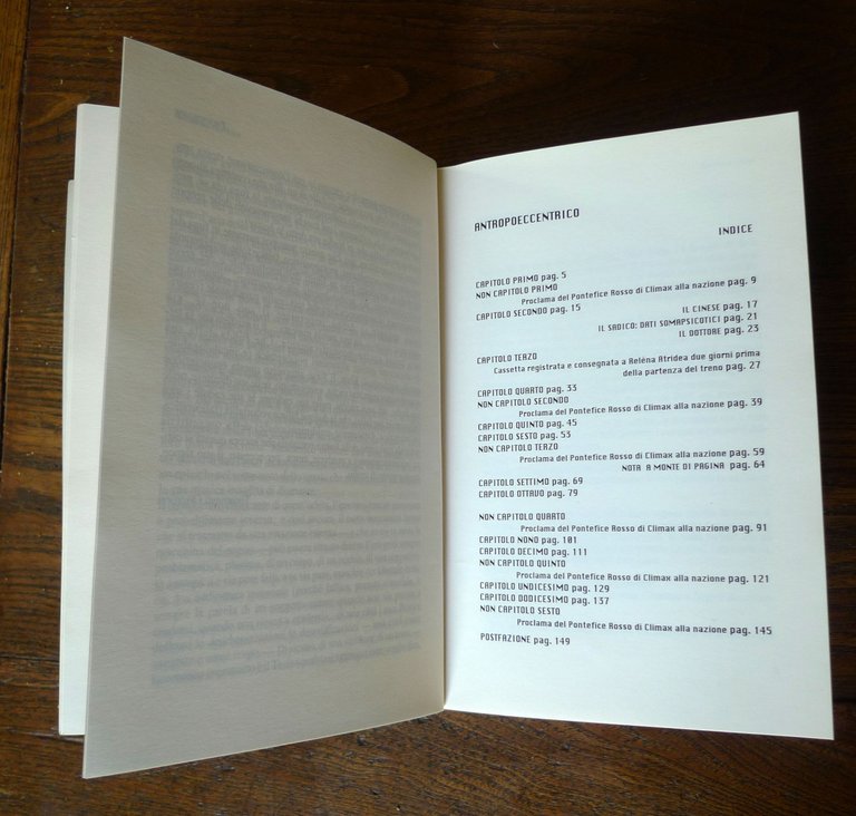 Gianni Actis Barone,ANTROPOECCENTRICO,1998 Edizioni dell'Ortica[romanzo noir | Immagine Gallery 6