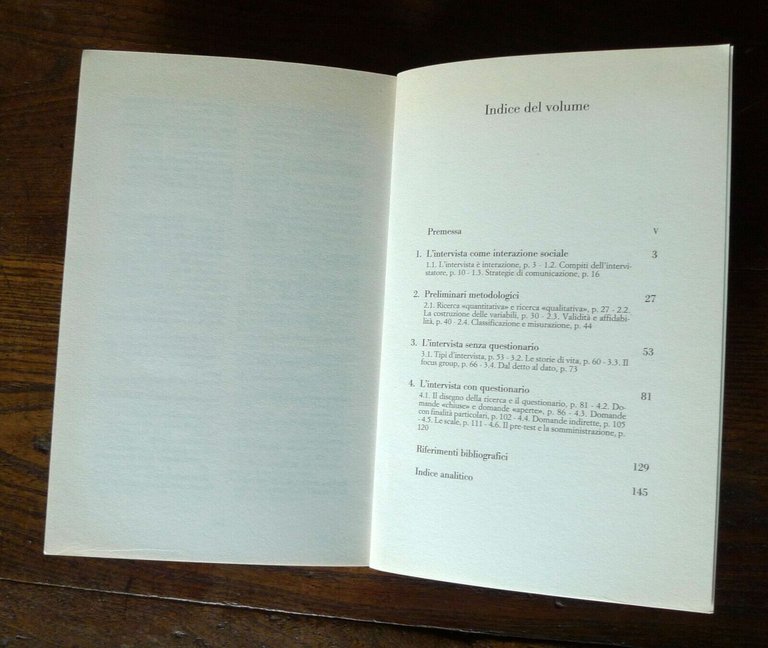 Gianni Losito,L'INTERVISTA NELLA RICERCA SOCIALE,2004 Laterza[sociologia
