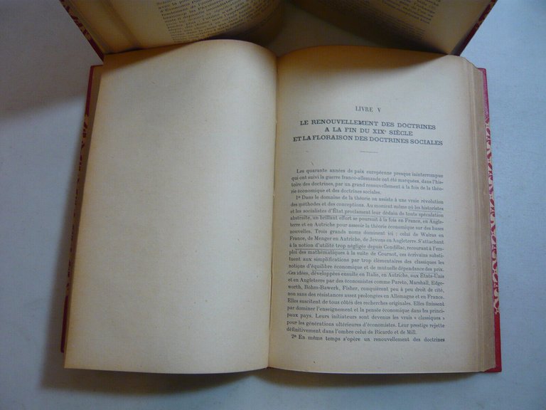 Gide-Rist,HISTOIRE DES DOCTRINES ECONOMIQUES,Parigi,1947