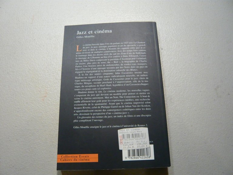 Gilles Mouellic,JAZZ ET CINEMA, Cahiers du cinéma, Parigi, 2000