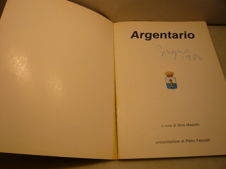 Gino Massimi,L’ARGENTARIO,Campomorone,Genova, 1979[Pietro Fanciulli