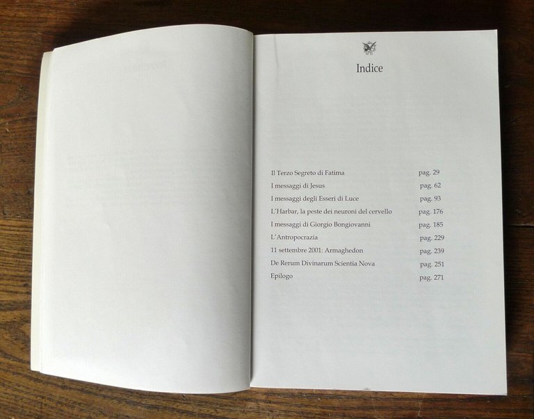 GIORGIO BONGIOVANNI,DE RERUM DIVINARUM SCIENTIA NOVA,2004[Fatima,esoterismo,UFO