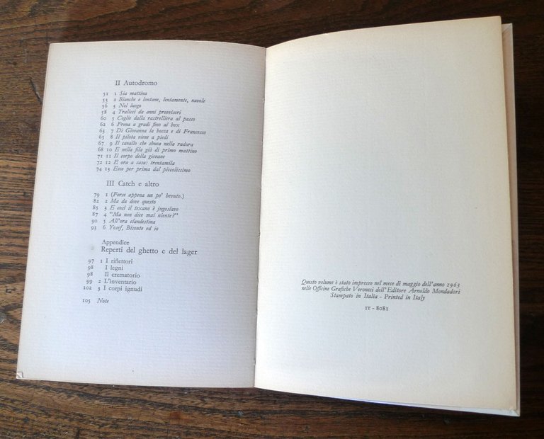 Giorgio Cesarano,LA PURA VERITÀ,1963 Mondadori I^ed.[POESIA