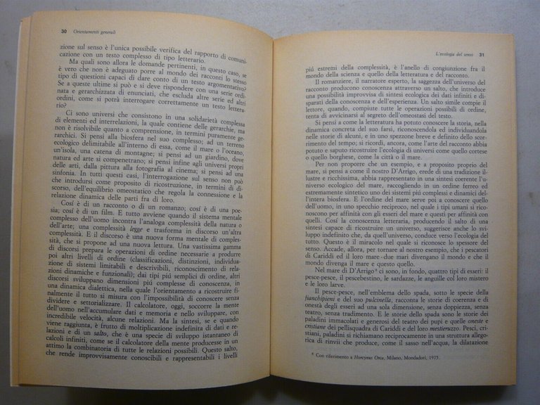 Giorgio Cremonini e Fabrizio Frasnedi,NELL’UNIVERSO DEL SENSO,Il Mulino 1986