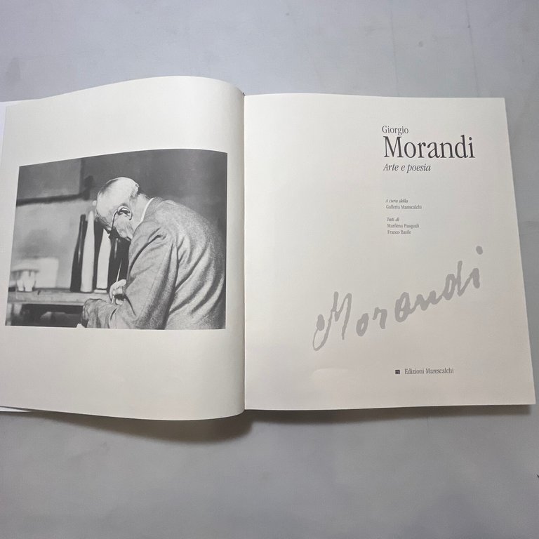 GIORGIO MORANDI.Arte e poesia Edizioni Marescalchi 2001
