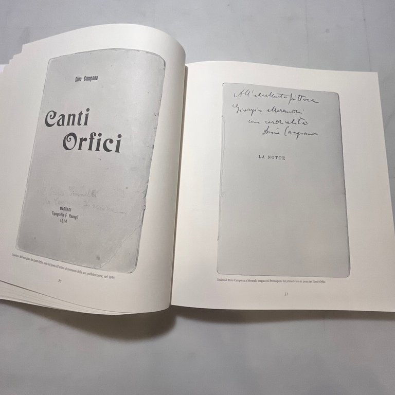 GIORGIO MORANDI.Arte e poesia Edizioni Marescalchi 2001