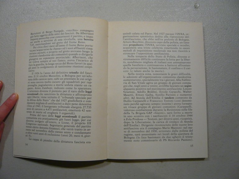 Giorgio Scarabelli, 25 ANNI DI GALERA PER ANTIFASCISMO,1982[Resistenza