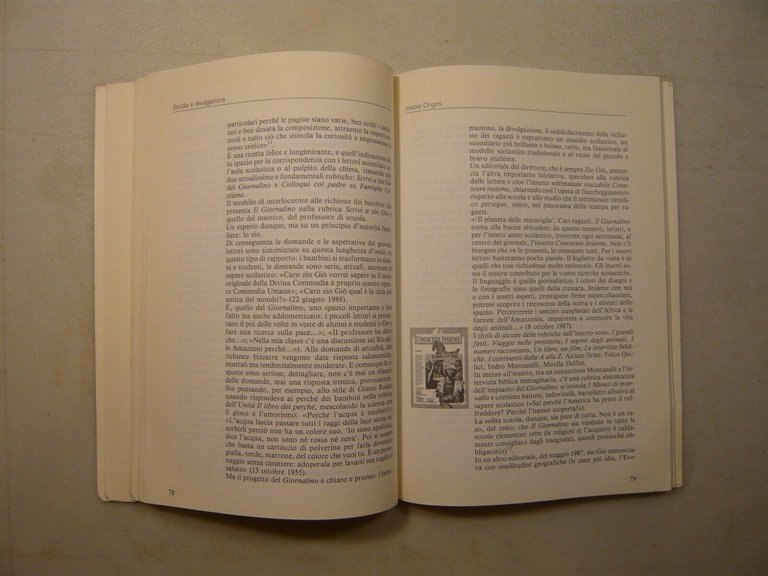 GIORNALINI GIORNALETTI.Contenuti e modelli nei periodici per l’infanzia,1990
