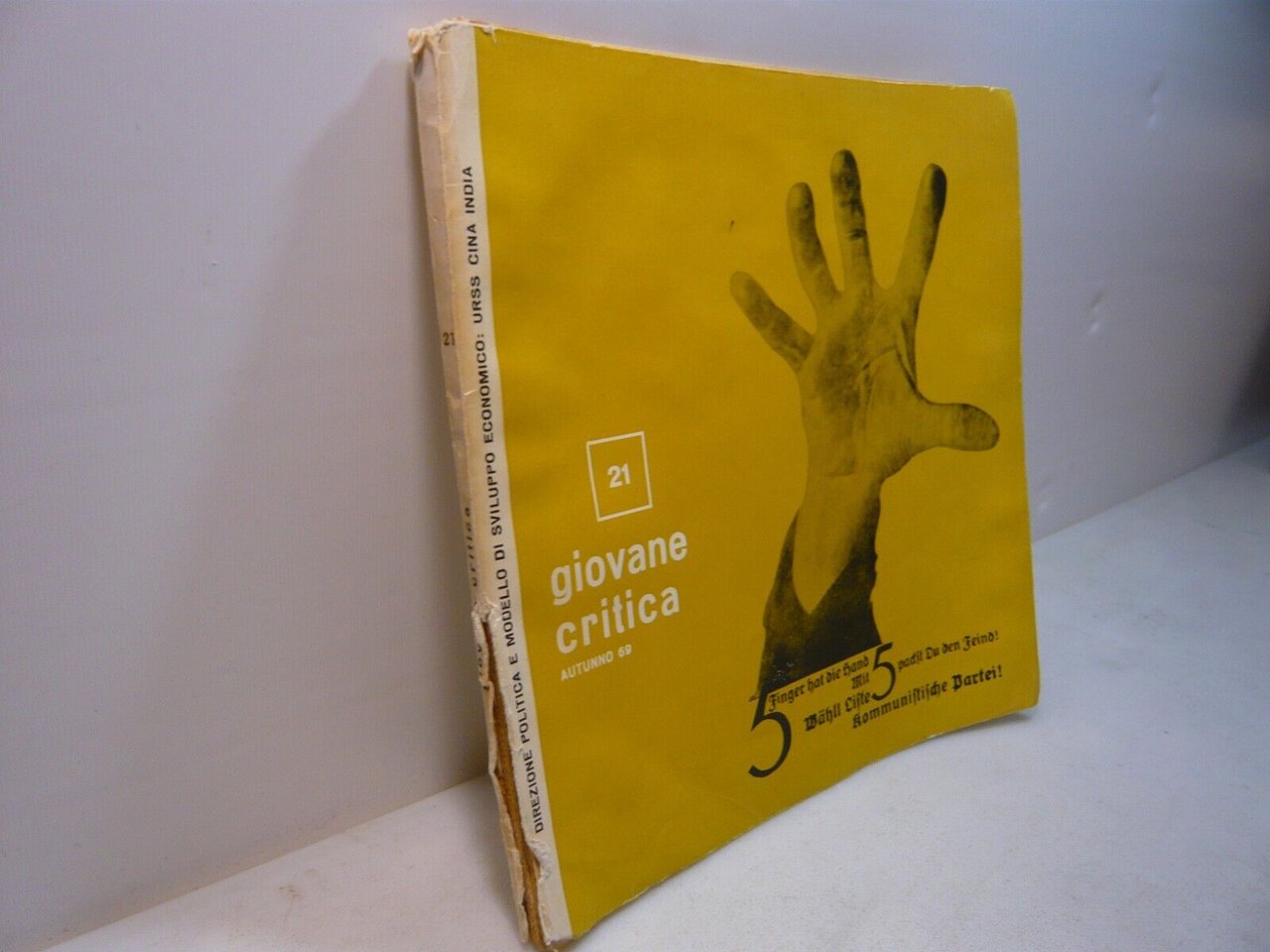 GIOVANE CRITICA N.21, autunno 69, Edizioni Del Gallo, Milano[cinema