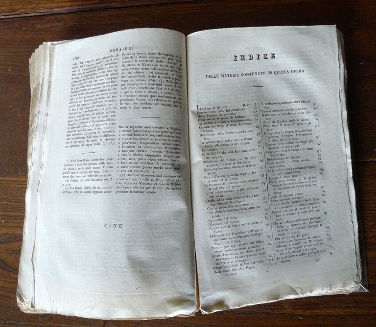 GIOVANNI BATTISTA BORSIERI,ISTITUZIONI DI MEDICINA PRATICA,1840 Coen,Firenze