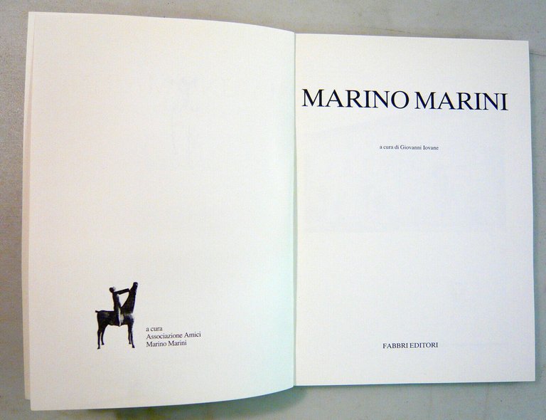Giovanni Iovane,MARINO MARINI,1990 Fabbri[catalogo,arte,scultura