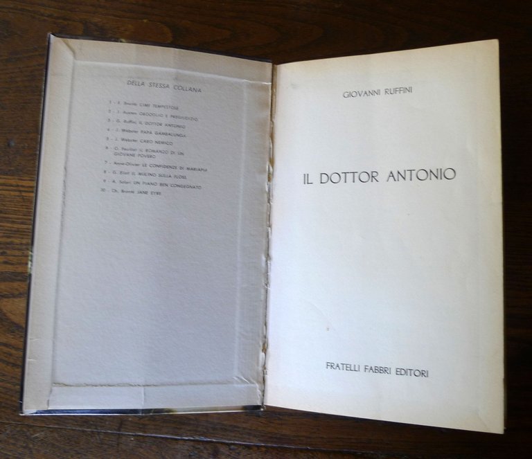 Giovanni Ruffini,IL DOTTOR ANTONIO,1968 F.lli Fabbri I DARLING n.3 | Immagine Gallery 2