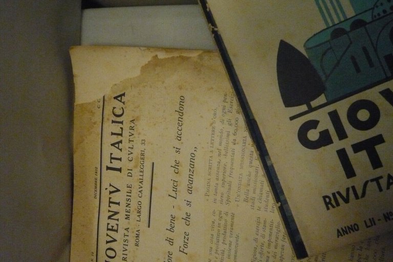 GIOVENTU’ ITALICA.Rivista mensile di cultura,1932-36[fascismo