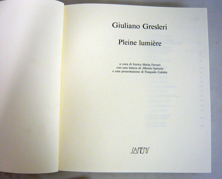 Giuliano Gresleri,PLEINE LUMIÈRE,1993 Sapiens[architettura,disegni,Sartoris