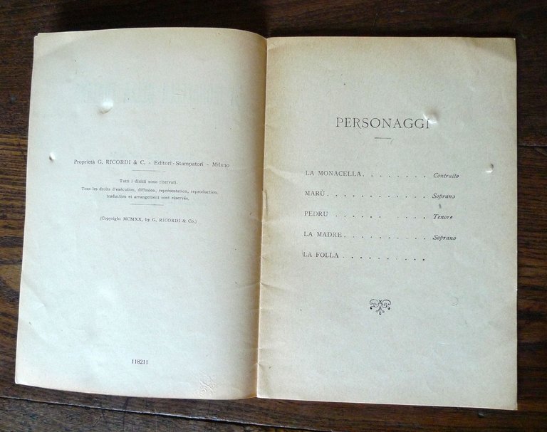 Giuseppe Adami,LA MONACELLA DELLA FONTANA.Musica:G.Mulè,Ricordi[libretto,lirica | Immagine Gallery 3