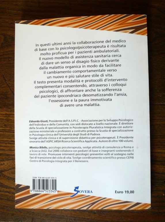 Giusti/Bilello,LO PSICOTERAPEUTA SANITARIO NELL'AMBULATORIO MEDICO,2016 Sovera