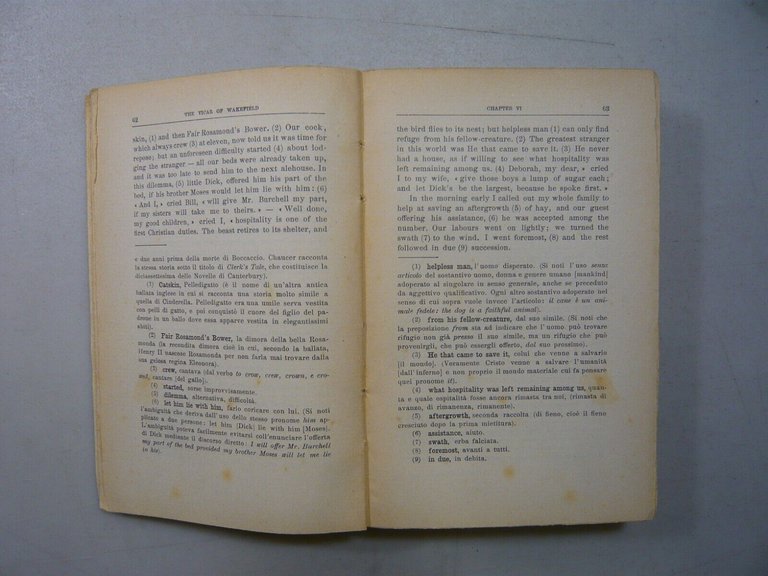 Goldsmith,THE VICAR OF THE WAKEFIELD,La Nuova Italia,Firenze,1932[Gaudimonte