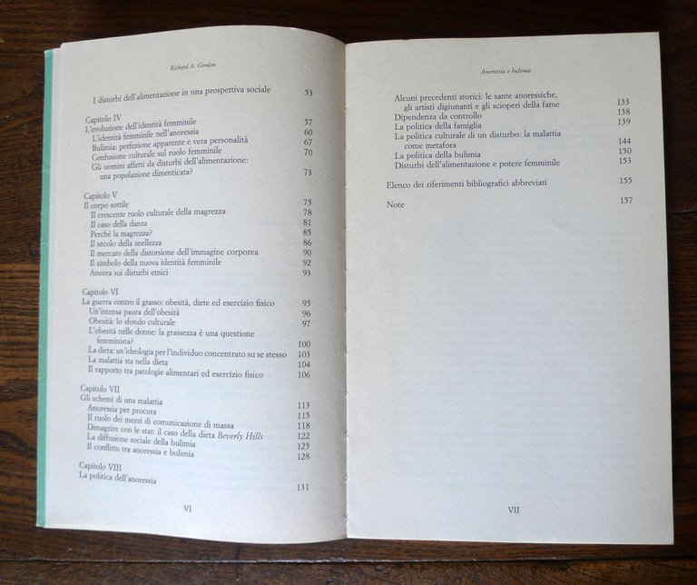 Gordon,ANORESSIA E BULIMIA.Anatomia di un'epidemia sociale'92 Cortina[psicologia