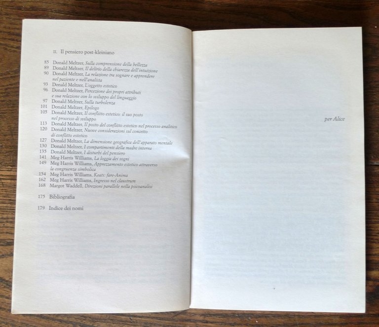 Gosso,PSICOANALISI E ARTE.Il conflitto estetico,2001 Bruno Mondadori[Klein