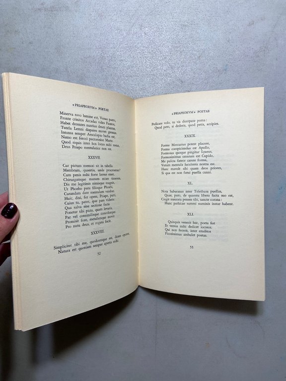 GRATTIUS FALISCUS «PRIAPEORUM» POETAE,Giardini Editori e Stampatori 1976 | Immagine Gallery 3