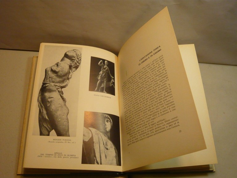 Greco,L’EDUCAZIONE FISICA nella poesia, nella letteratura e nell’arte greca,1962