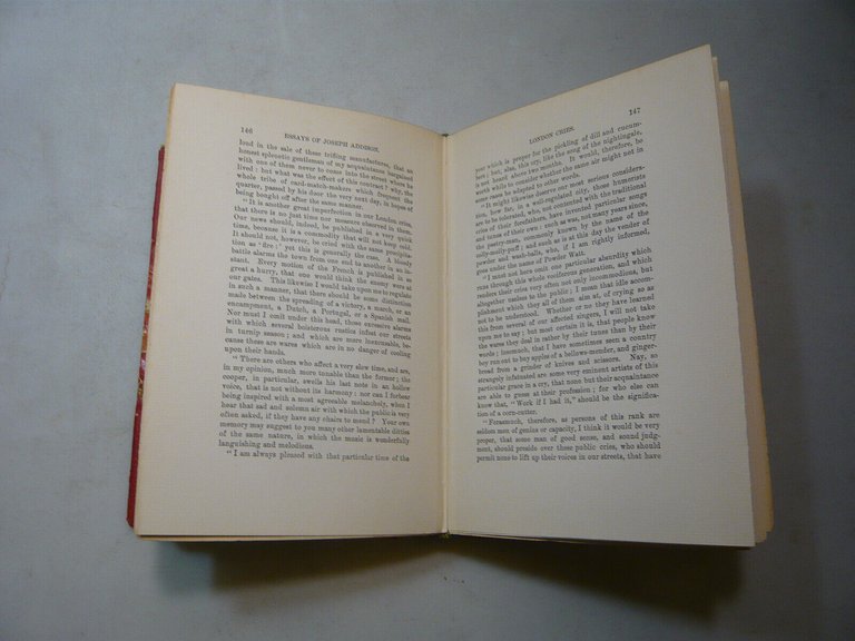 Green,ESSAYS OF JOSEPH ADDISON,Londra-New York,1906