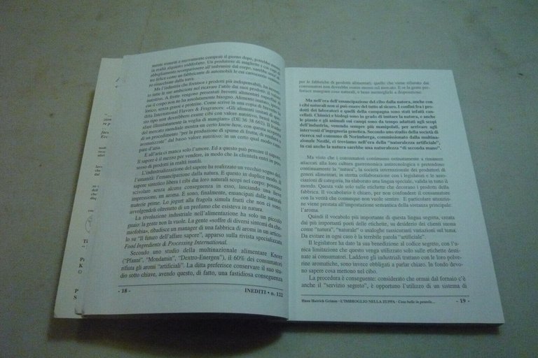 Grimm,L'IMBROGLIO NELLA ZUPPA,Bologna, 1998[alimentazione