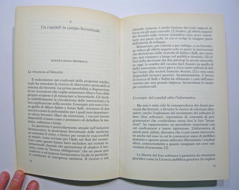 Gruppo Laser,IL SAPERE LIBERATO,2005 Feltrinelli[open source,copyleft,copyright