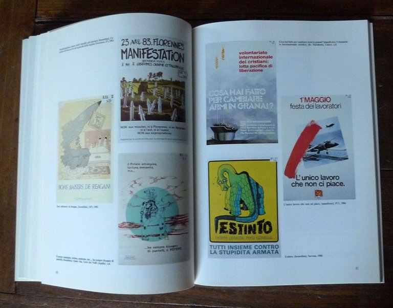 GUERRA,CORSA AGLI ARMAMENTI.CATALOGO DELLA MOSTRA DEL MANIFESTO CONTRO,1987