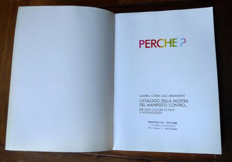 GUERRA,CORSA AGLI ARMAMENTI.CATALOGO DELLA MOSTRA DEL MANIFESTO CONTRO,1987