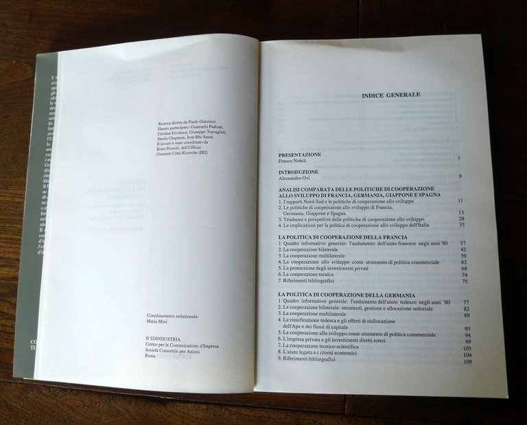 Guerrieri,POLITICHE DELLA COOPERAZIONE A CONFRONTO,'92[RICOSTRUZIONE INDUSTRIALE
