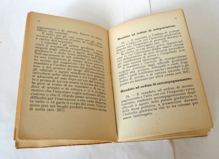 GUGLIELMO MILIA,LA POLIZIA GIUDIZIARIA.MANUALE TEORICO-PRATICO,1930 I^[diritto