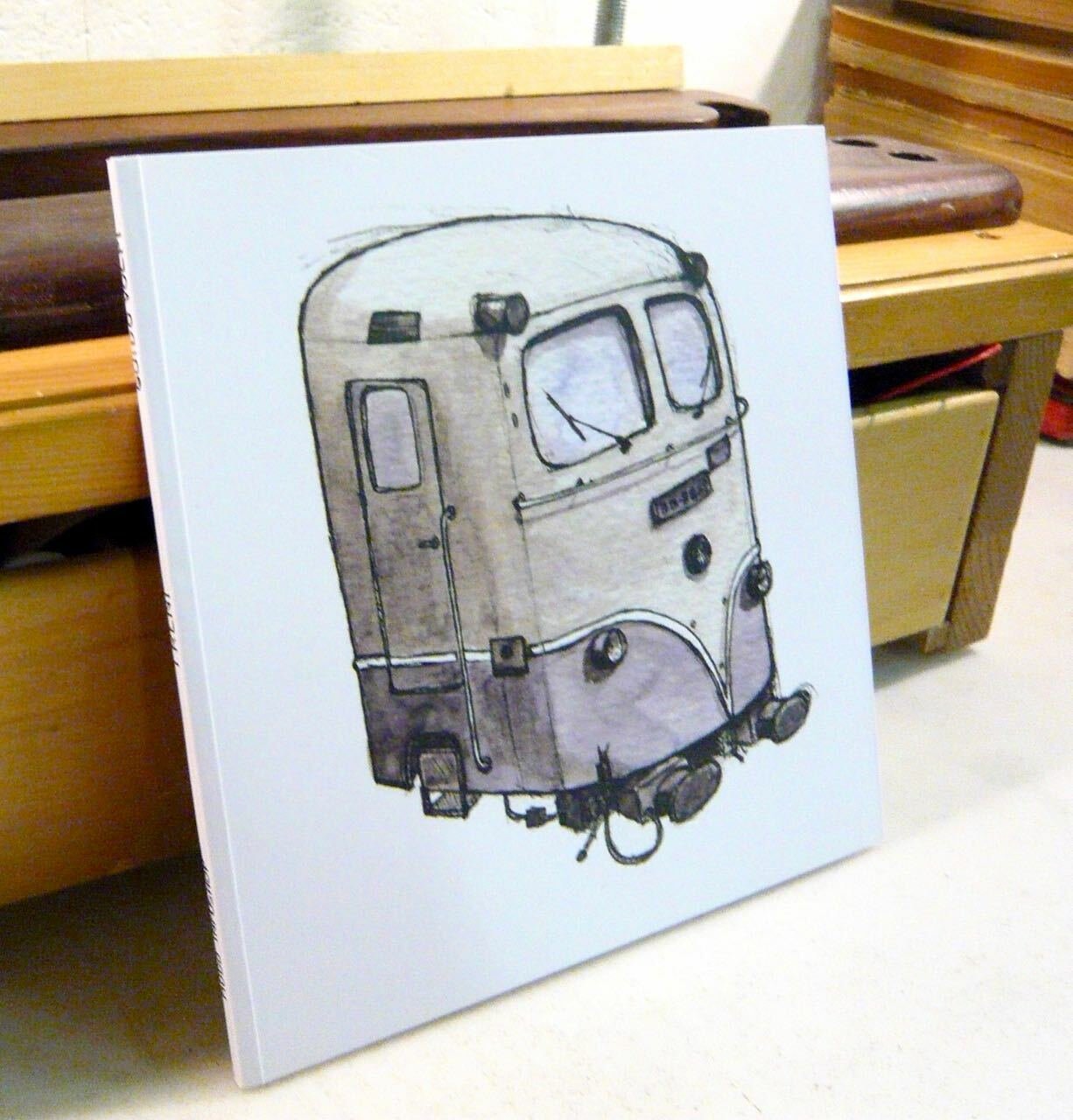 Guido Volpi,TRENI,Modo Infoshop 2011[illustrazione,ferrovie,locomotive,treno