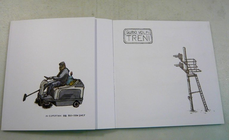 Guido Volpi,TRENI,Modo Infoshop 2011[illustrazione,ferrovie,locomotive,treno