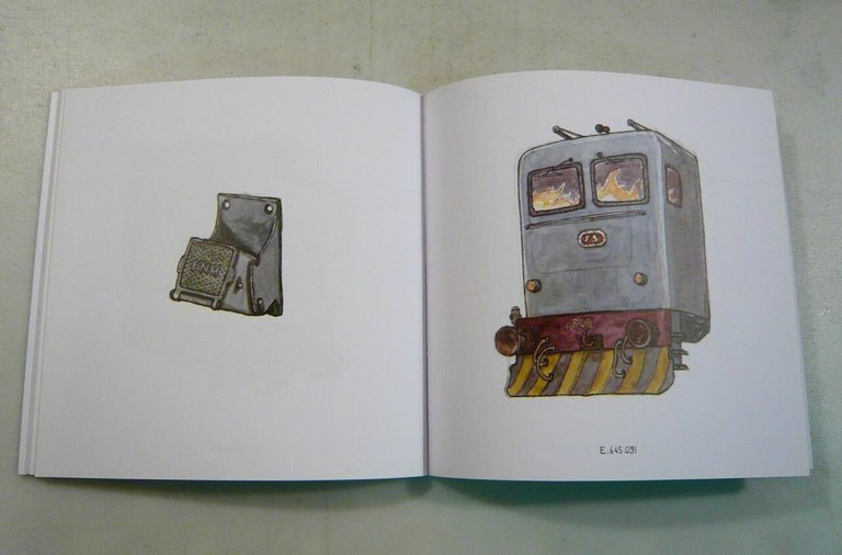 Guido Volpi,TRENI,Modo Infoshop 2011[illustrazione,ferrovie,locomotive,treno