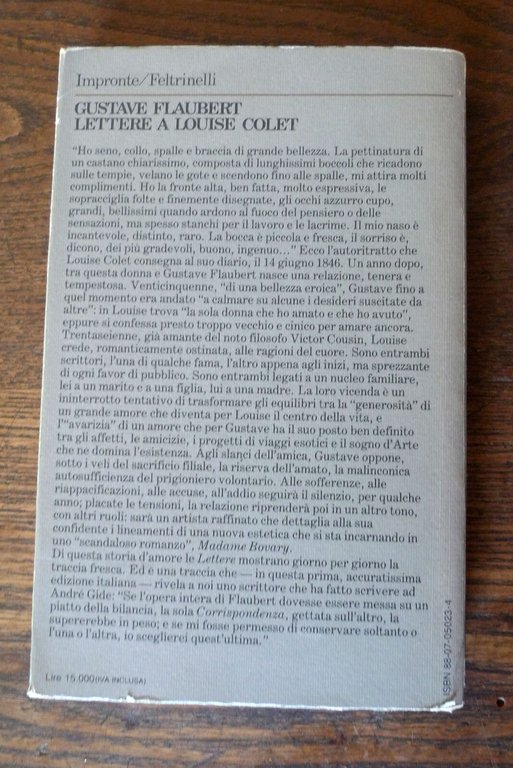 Gustave Flaubert,LETTERE A LOUISE COLET 1846-1848,Feltrinelli 1984