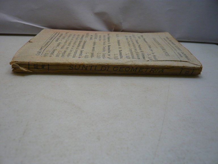 Gustavo Paoletti,SUNTI DI GEOMETRIA per la II e III classe …