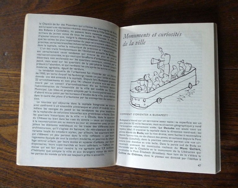 Halász,PETIT GUIDE PRATIQUE DE BUDAPEST,1965 Pannonia[guida pratica