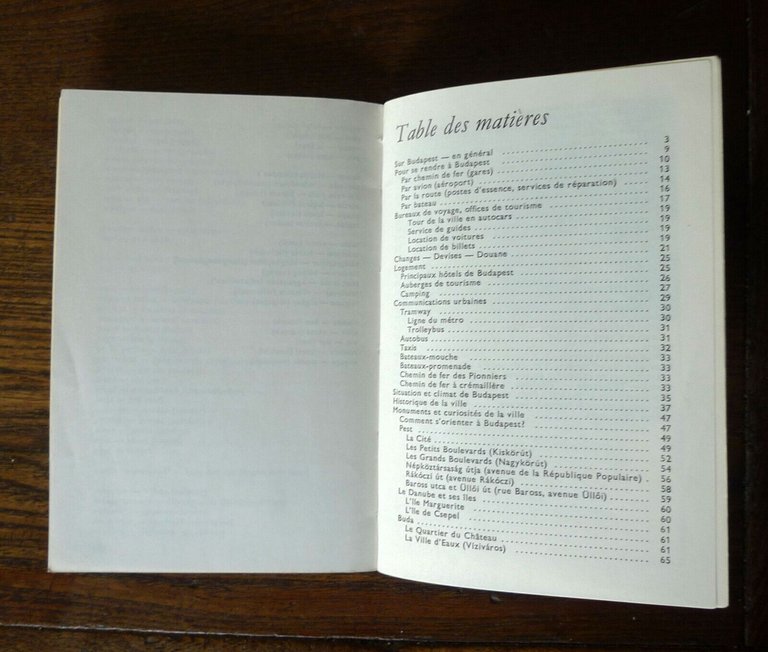 Halász,PETIT GUIDE PRATIQUE DE BUDAPEST,1965 Pannonia[guida pratica