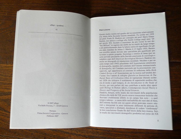 Hankins,QUANTI FURONO GLI EBREI ELIMINATI DAI NAZISTI?,2007 Effepi[revisionismo