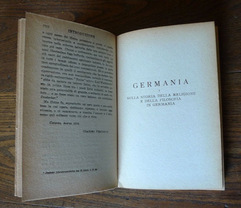 Heine,GERMANIA,1917 Carabba[RELIGIONE,FILOSOFIA,LETTERATURA