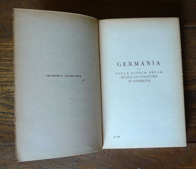 Heine,GERMANIA,1917 Carabba[RELIGIONE,FILOSOFIA,LETTERATURA