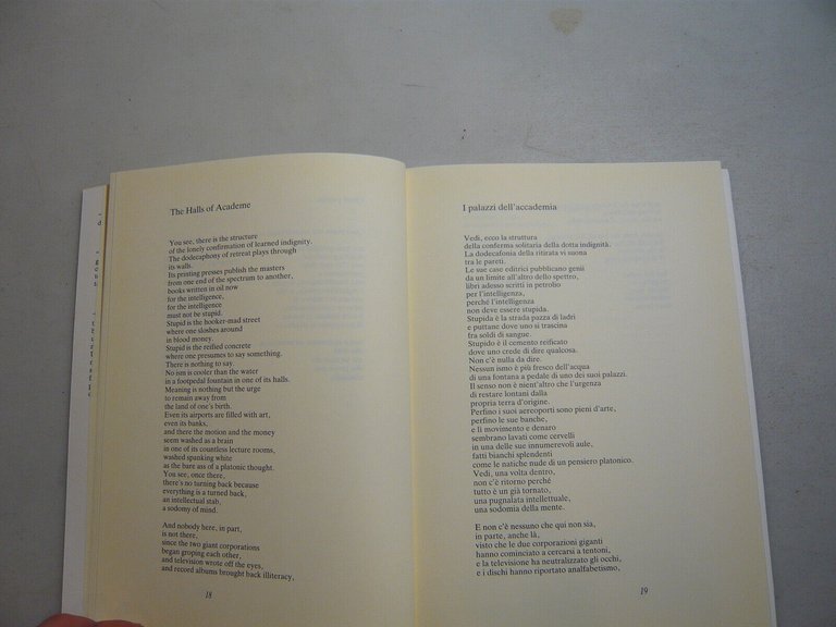 Hirschman,SOGLIA INFINITA,Salerno,1993