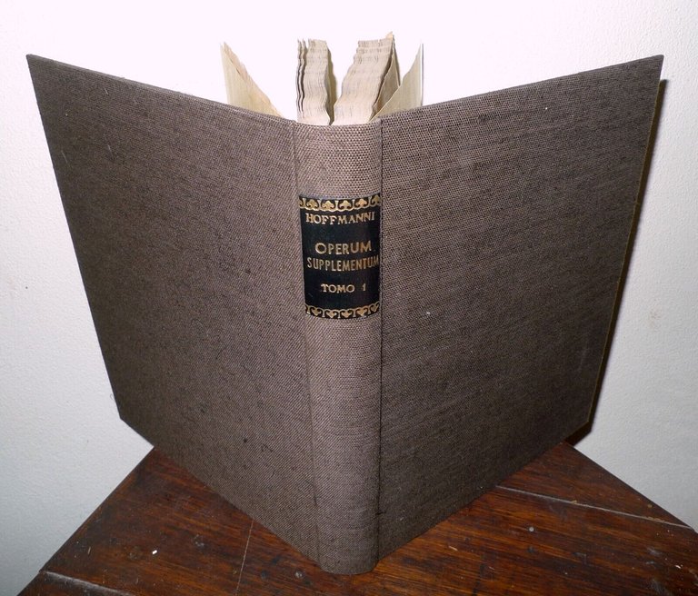 Hoffmann,Friderici Hoffmanni Operum Omnium SUPPLEMENTUM.TOMUS I,1754[MEDICINA