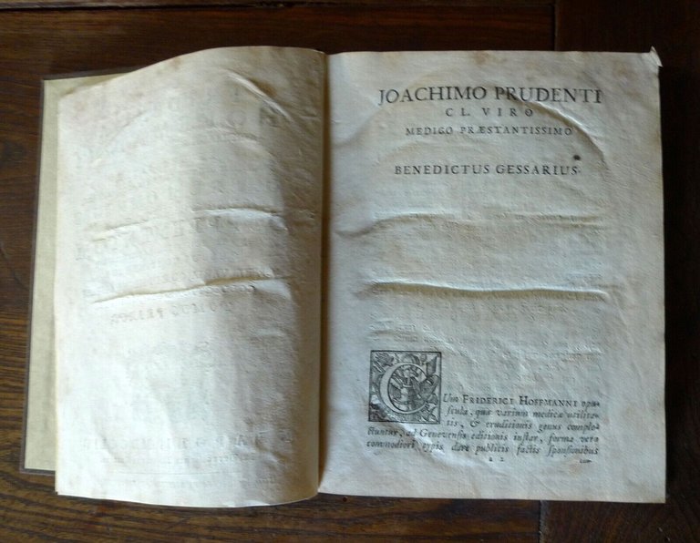 Hoffmann,Friderici Hoffmanni Operum Omnium SUPPLEMENTUM.TOMUS I,1754[MEDICINA